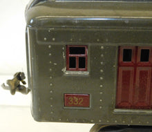 Load image into Gallery viewer, Lionel Lines #332 RAILWAY MAIL Baggage Car Gray / Maroon Standard Gauge BOXED