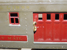 Load image into Gallery viewer, Lionel Lines #332 RAILWAY MAIL Baggage Car Gray / Maroon Standard Gauge BOXED