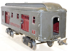 Load image into Gallery viewer, Lionel Lines #332 RAILWAY MAIL Baggage Car Gray / Maroon Standard Gauge BOXED
