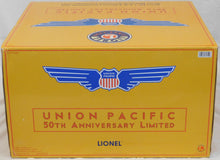 Load image into Gallery viewer, Lionel 6-31712 Union Pacific Limited 50th Anniversary Diesel Alco PA ABA + 7 car Passenger Set 10 pieces