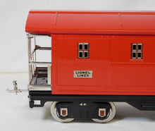 Load image into Gallery viewer, Lionel 11-30027 Red w/NIckel trim Illuminated Caboose Standard Gauge #517