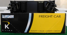 Load image into Gallery viewer, K-line K6242-1051 ATSF Black Bonnet Aluminum 2Bay Center Flow Hopper Santa Fe #77111