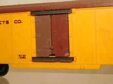 Load image into Gallery viewer, Lionel 3672 BOSCO Operating Box Car with cans Corn Products 1959-60 milk car O