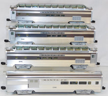 Load image into Gallery viewer, Lionel 6-21786 Anniversary Set Santa Fe F3 ABBA + 7 Aluminum Passenger Cars 2000 WOW