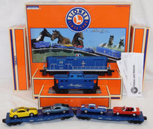 Load image into Gallery viewer, Lionel 6-21953 Ford Mustang Train Set GP-7 Diesel + flat cars w/ diff Mustangs "1965"