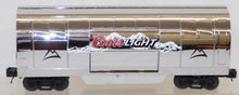 Load image into Gallery viewer, MTH 30-78040 Coors Light Beer CHROME Silver Bullet Train Operating Reefer Scarce