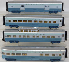 Load image into Gallery viewer, MTH 30-67332 Santa Fe Blue Goose 4 Car Streamline Passenger Set Rail King Very hard to find