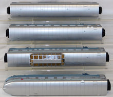 Load image into Gallery viewer, MTH 30-67332 Santa Fe Blue Goose 4 Car Streamline Passenger Set Rail King Very hard to find