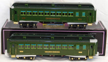 Load image into Gallery viewer, MTH 10-1078 State Passenger Set 2 Tone Green Tinplate Traditions Standard Gauge C-8