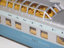 Load image into Gallery viewer, MTH 30-67332 Santa Fe Blue Goose 4 Car Streamline Passenger Set Rail King Very hard to find