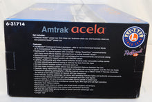 Load image into Gallery viewer, Lionel 6-31714 Amtrak Acela Railsounds 5.0 C-9 Unopened w/shipper O Gauge 072