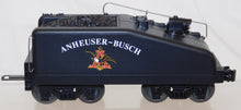 Load image into Gallery viewer, Lionel 6-11775 BUDWEISER Anheuser-Busch Steam Freight Train Set O LtdEd 1989 RTR