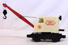 Load image into Gallery viewer, Lionel 6-31774 AEC Radioactive Transport Burro Crane Set three cars glow in dark