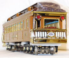 Load image into Gallery viewer, MTH 10-1135 State Passenger Set Two Tone Brown Tinplate Traditions Standard Gauge C-9