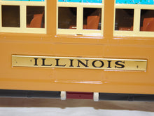 Load image into Gallery viewer, MTH 10-1136 State Passenger Car 2 Tone Brown Illinois #414 ADD ON Standard Gauge C-9