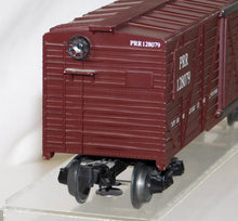 Load image into Gallery viewer, QSI live action COW SOUNDS OGauge PENNSYLVANIA Cattle Stock Car 3 Rail PRR Boxed