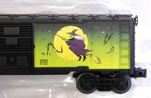 Load image into Gallery viewer, Lionel 6-26836 Halloween Box Car w/ Spooky Sounds O C10 NIB Werewolf Howl + tons of scary sounds