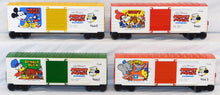 Load image into Gallery viewer, Lionel Disney Mickey Mouse Express Freight Set 14 Cars w/Birthday Car 1970s COMPLETE O
