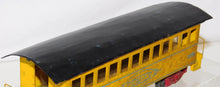 Load image into Gallery viewer, Thomas Industries Pioneer Days Passenger Coach 1869 smooth black roof O scale 2 rail
