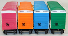 Load image into Gallery viewer, Lionel Disney Mickey Mouse Express Freight Set 14 Cars w/Birthday Car 1970s COMPLETE O
