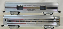 Load image into Gallery viewer, MTH 20-6004 California Zephyr O Scale Premier 5 Car 60' Aluminum Passenger Set 15 MT-