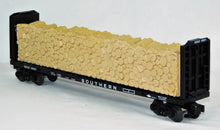 Load image into Gallery viewer, Lionel 6-16951 Southern Bulkhead Flat Car w/ Simulated Wood Load 9823 Boxed C-9