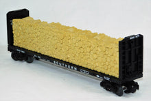 Load image into Gallery viewer, Lionel 6-16951 Southern Bulkhead Flat Car w/ Simulated Wood Load 9823 Boxed C-9