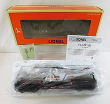 Load image into Gallery viewer, Lionel Lines Aviation Flat Car #6461 w/ Ertl Helicopter Life Flight 6-16968 General Hospital