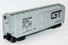 Load image into Gallery viewer, Lionel 9805 Grand Trunk Western GTW Standard O Reefer refrigerator car Silver 73
