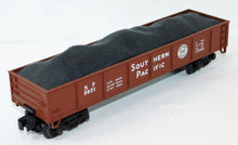 Load image into Gallery viewer, Lionel SP 9821 Southern Pacific gondola w/removable Coal load Standard O 1/48
