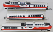 Load image into Gallery viewer, MTH 20-20035-1 Amtrak Turbotrain Streamlined Passenger Set Premier Proto-sound 3