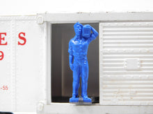 Load image into Gallery viewer, Marx 249319 Marlines Operating Boxcar w/opening door & man who comes to door 8wh