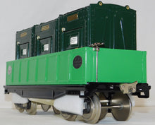 Load image into Gallery viewer, MTH 10-1074 Standard Gauge Tinplate Traditions Lionel 212 Gondola w/ Cannisters
