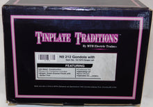 Load image into Gallery viewer, MTH 10-1074 Standard Gauge Tinplate Traditions Lionel 212 Gondola w/ Cannisters