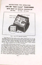 Load image into Gallery viewer, Lionel RW transformer 110watts whistle & direction control Servicedand Restored Red L +instructions