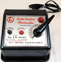 Load image into Gallery viewer, Lionel RW transformer 110watts whistle & direction control Servicedand Restored Red L +instructions