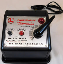 Load image into Gallery viewer, Lionel RW transformer 110watts whistle & direction control Servicedand Restored Red L +instructions