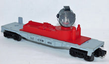 Load image into Gallery viewer, Lionel 6522 Operating Searchlight Car Chicago Northwestern CNW 1983 O/ 027 gray