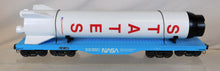 Load image into Gallery viewer, K-line K693-8011 NASA Flat Car w/ Rocket Stage Load USA Train Ogauge STATES 1/48