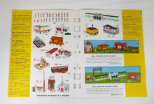 Load image into Gallery viewer, Plasticville USA HO catalog 1960 H 8pgs Bachmann Bros Postwar trains C7 Color