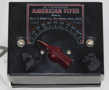 Load image into Gallery viewer, BOXED American Flyer #2 transformer 75 watts AC servcd & wrks postwar Black Metal