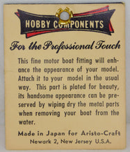 Load image into Gallery viewer, Aristo-Craft M33:20 Streamlined Cleats Japan Speed Boat Part Sealed SCARCE VNTGE