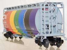 Load image into Gallery viewer, Lionel 6-19345 Canadian National 3-Bay Cylindrical Hopper Std O C9 2 Diff Sides!