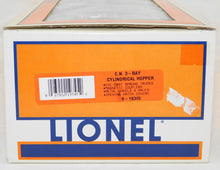 Load image into Gallery viewer, Lionel 6-19345 Canadian National 3-Bay Cylindrical Hopper Std O C9 2 Diff Sides!