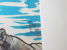 Load image into Gallery viewer, Cristiani Brothers Circus Big Wild Animals 1950s Poster FD Freeland FRAMED 35x29