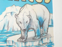 Load image into Gallery viewer, Cristiani Brothers Circus Big Wild Animals 1950s Poster FD Freeland FRAMED 35x29