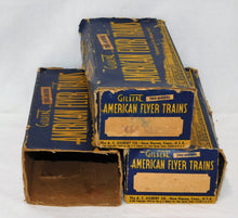 Load image into Gallery viewer, PREWAR American Flyer Freight Set THREE CARS O Gauge Link 476 478 484 BOXED Shel
