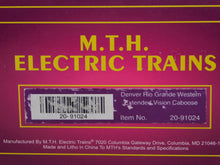 Load image into Gallery viewer, MTH 20-91024 Denver Rio Grande Western Extended Vision caboose Premier O 1/48 C8