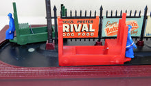 Load image into Gallery viewer, Lionel 356 Operating Freight Station w/ red & green carts boxed and complete