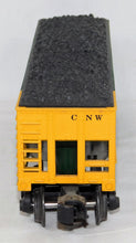 Load image into Gallery viewer, Industrial Rail O GAUGE 3 rail Northwestern CNW 513590 Hopper run w/any 3 rail O w/ coal load